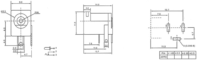 DC-005B規(guī)格書 DC-005B規(guī)格書