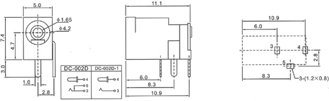 DC-002D規(guī)格書 DC-002D規(guī)格書