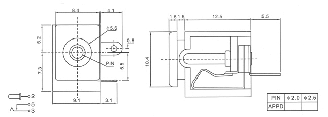 DC-009C規(guī)格書 DC-009C規(guī)格書