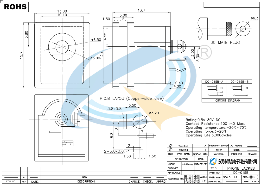 DC-015B規(guī)格書下載