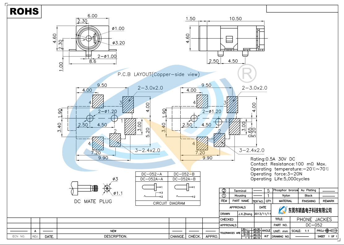 DC-052規(guī)格書下載