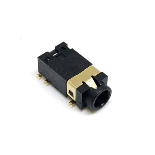 六腳鍍金貼片DC插座